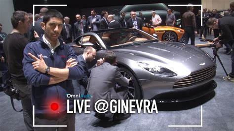 Aston Martin Db11 Salone Di Ginevra 2016 Youtube