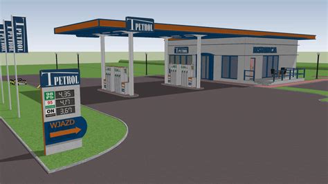 Gas Station 3d Warehouse