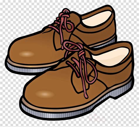 shoe footwear brown walking shoe outdoor shoe clipart - Shoe, Footwear, Brown, transparent clip art