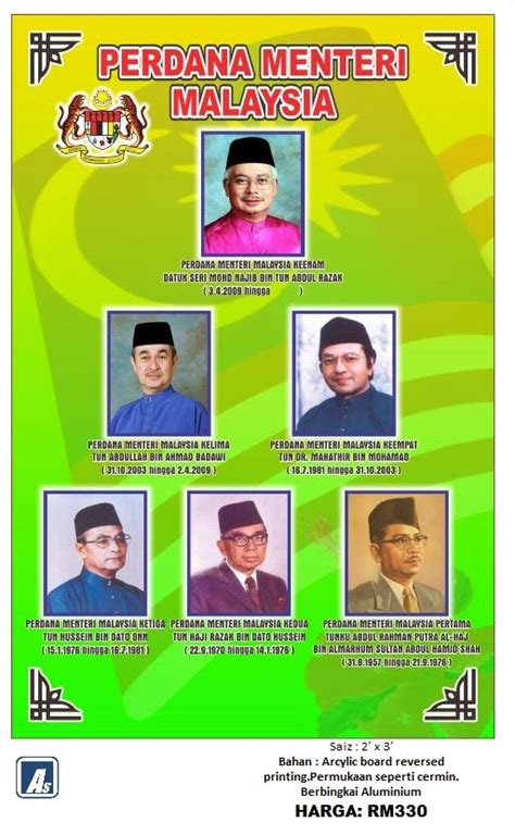 Perdana menteri malaysia pemimpin negara, insan terbilang, berbilang bangsa, negara cemerlang. Antara Sumber PLT : March 2015