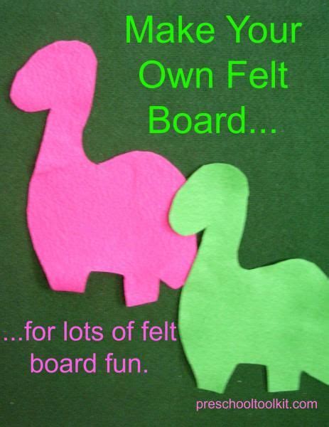 Make Your Own Felt Board For Preschool Story And Activity Times