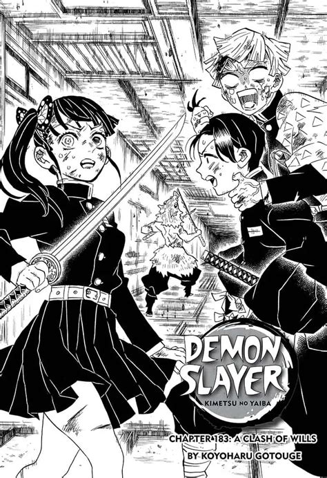Demon Slayer Chapter 183 A Clash Of Wills Page 2 Of 5 Demon