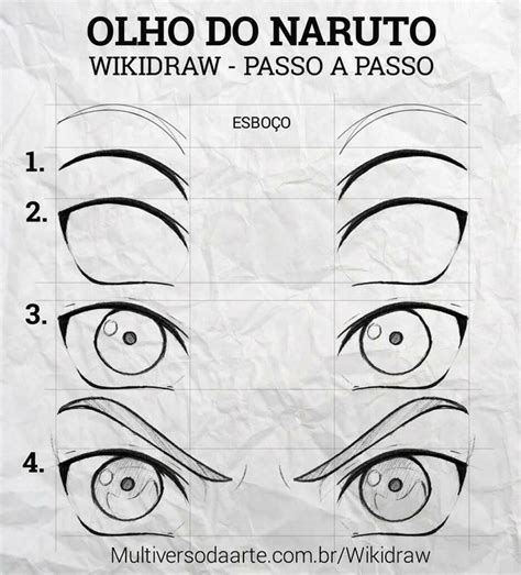 ️quer Aprender A Desenhar Olhos Então Clique Na Imagem Olhos Do