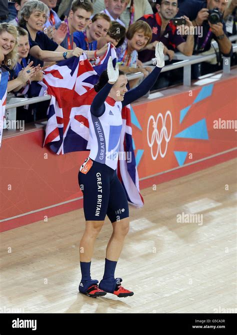 Great Britain S Victoria Pendleton Celebrates After Winning The Gold
