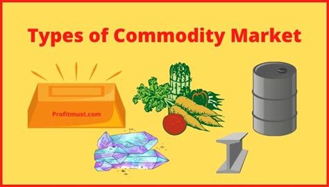 Types Of Commodity Market And Genuine List Of Commodities 2024