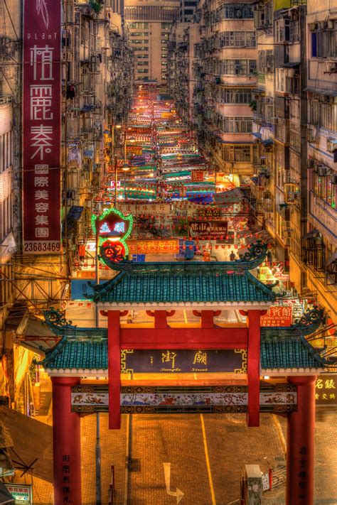 Temple Street Kowloon Hk Temple Street Night Market Hong Kong