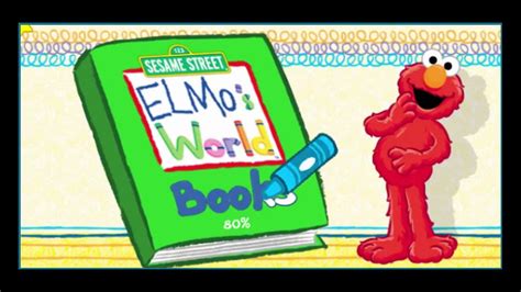 Sesame Street Elmos World Books Cartoon Animation Pbs Kids Game Play