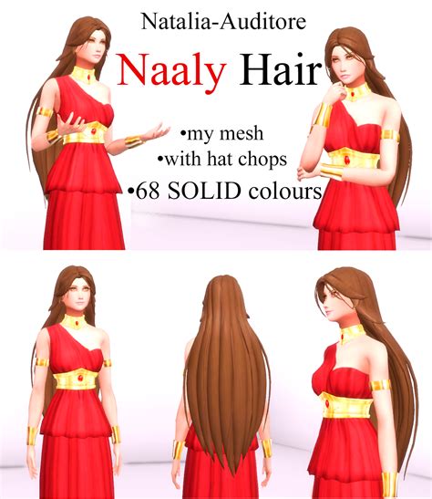 Naaly Hair Natalia Auditore On Patreon Sims Hair Sims 4 Cc Eyes