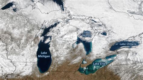 Exploring Earth From Space Spectacular View Of The Great Lakes