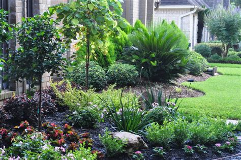 Sugarland Front Yard Traditional Landscape Houston By Natures