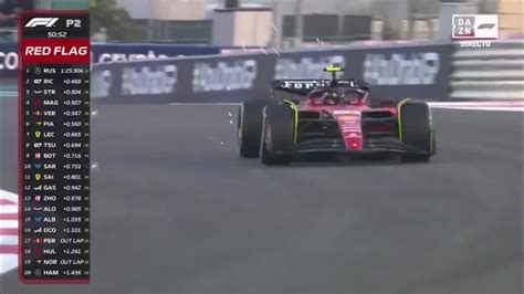 Carlos Sainz Crash In Fp2 Rformula1