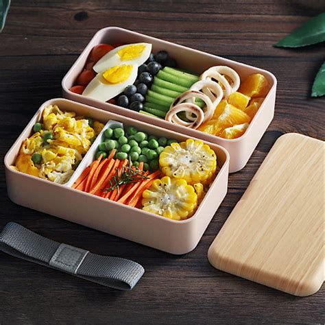 Bento Box Japanese Lunch Box Kit 2 Compartments Leak Proof Etsy