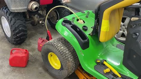 How To Clean Debris Out Of Your Gas Tank John Deere Lawn Mower Tractor