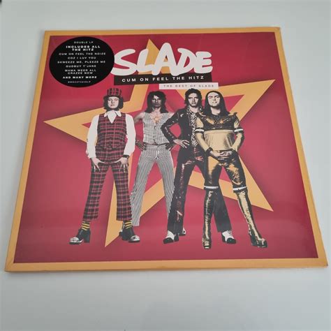 Slade Cum On Feel The Hitz Best Of LP Record Vinyl Album Rock