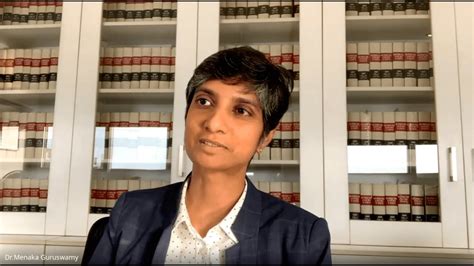 Interview With Dr Menaka Guruswamy Youtube
