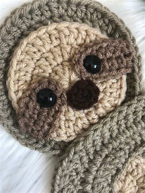 Download your new patterns instantly! Crochet Pattern - INSTANT DOWNLOAD - Crochet Sloth - Sloth ...