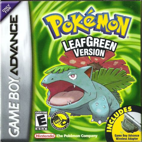 For other uses, see leaf (disambiguation). Pokémon LeafGreen Version (2004) Game Boy Advance box ...