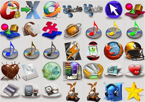 Iconos 3d Pack 3 Ico Png