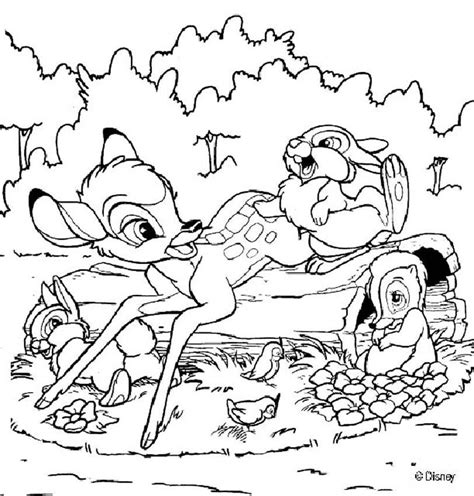 Bambi Coloring Page Coloring Home