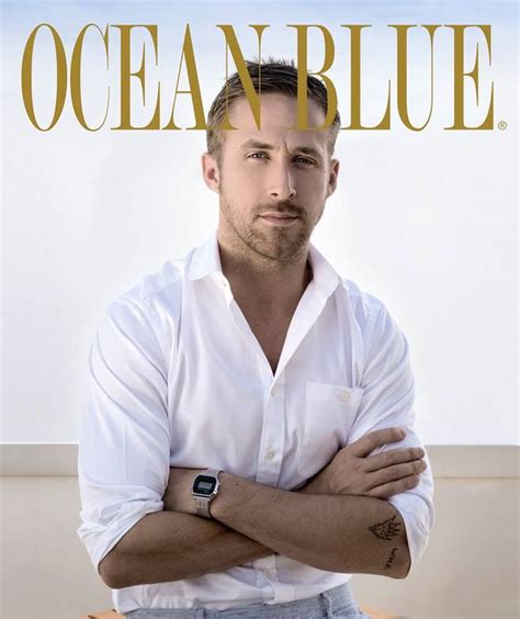 Look For Ryan Gosling Onthecover Of Oceanbluemagazines Fall 2017 Issue And Be Sure To Check