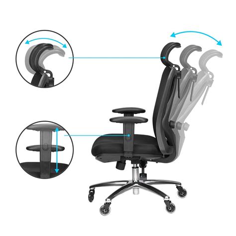 Lumbar support.lower back support in an ergonomic chair is very important. Duramont Ergonomic Adjustable Office Chair With Lumbar ...