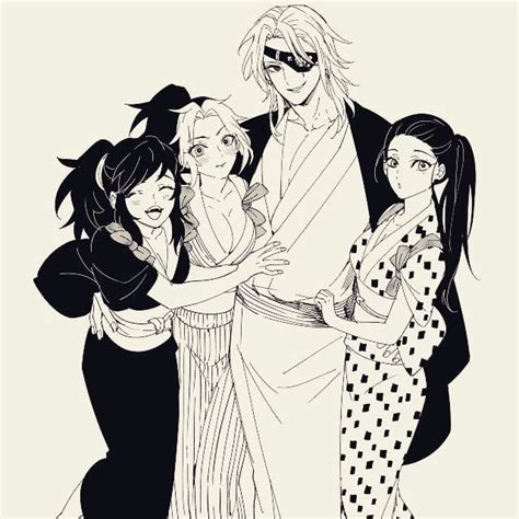 Nair On Instagram Uzui His 3 Wives Demon Slayer Anime Demon