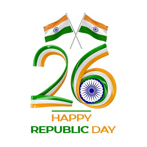 26 Republic Day Png Transparent Indian Republic Day Happy January 26