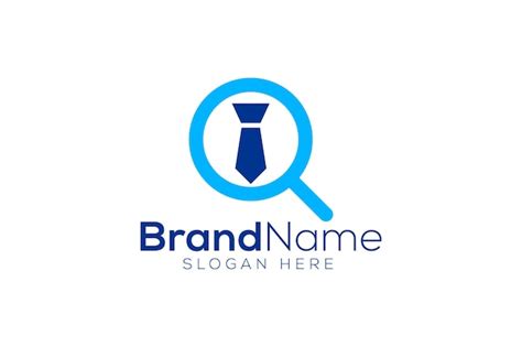 Premium Vector Trendy And Professional Job Searching Logo Design