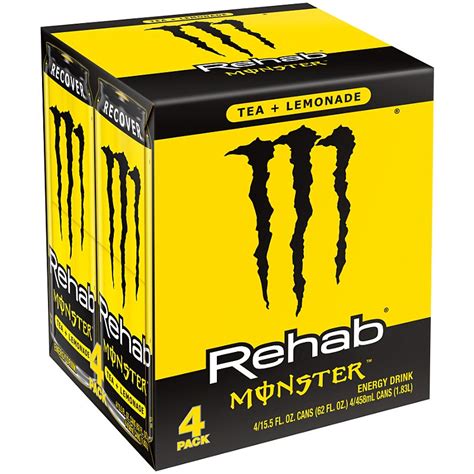 Monster Energy Rehab Lemonade Energy Iced Tea 16 Oz Cans Shop