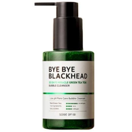 → provides intensive blackhead care. SBM Bye Bye Blackhead 30 Days Miracle Green Tea Tox Bubble ...