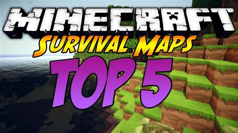 Minecraft Top 5 Best Survival Maps Of All Time Youtube