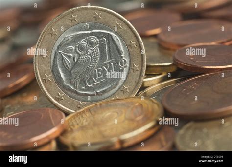 Greek Euro Coin Stock Photo Alamy