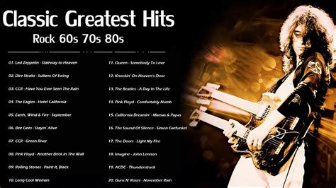 Classic Rock Playlist 70s And 80s Top 100 Classic Rock 70s 80s