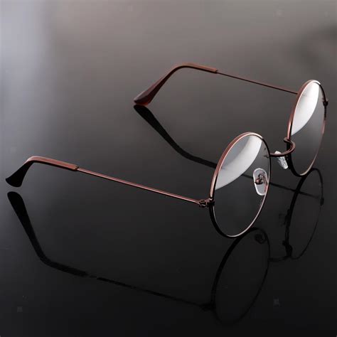 Mens Round Eyeglass Frames Vintage Metal Eyeglasses Full Frames Metal Eyewear Ebay