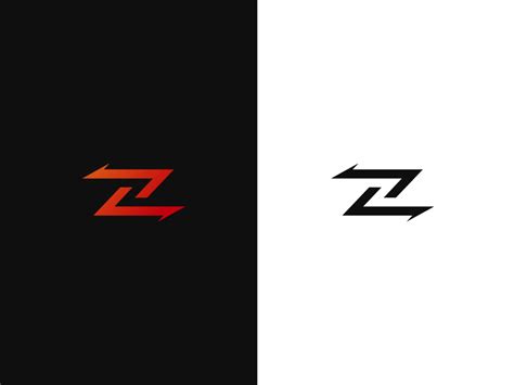 Z Logo Design Z Letter Logo Design Brush Paint Stroke Artistic Vector Image