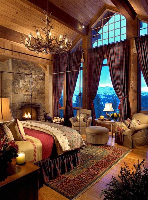 Grand Log Cabin Bedroom Luxurious Bedrooms Log Cabin Bedrooms