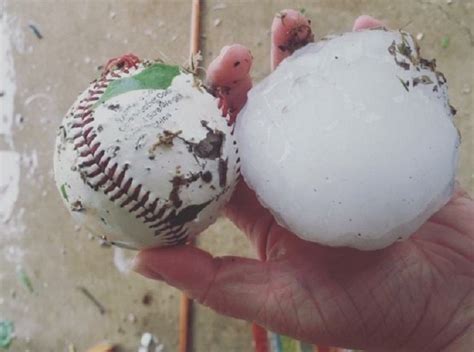 Crazy Hailstorm Hammers Texas With Hail The Size Of Baseballs On April