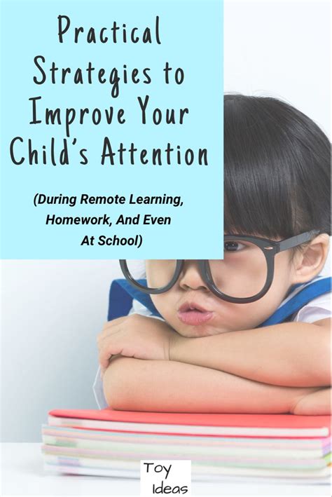 Strategies To Improve Your Childs Attention In 2021 Creative