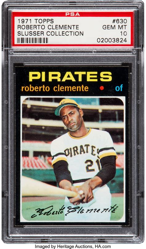 We did not find results for: 1971 Topps Roberto Clemente #630 PSA Gem Mint 10.... Baseball Cards | Lot #80072 | Heritage Auctions