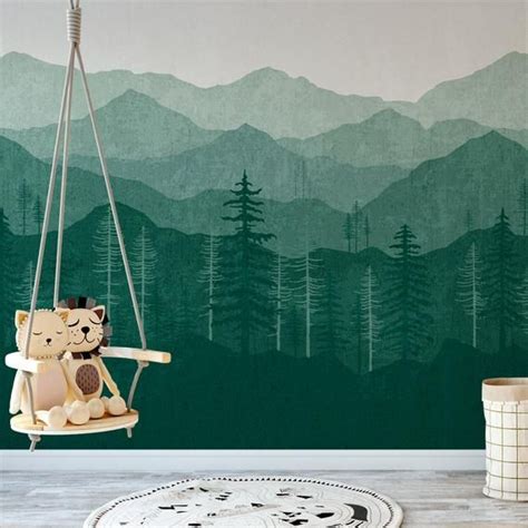 This Item Is Unavailable Etsy Woodland Wallpaper Mountain Mural