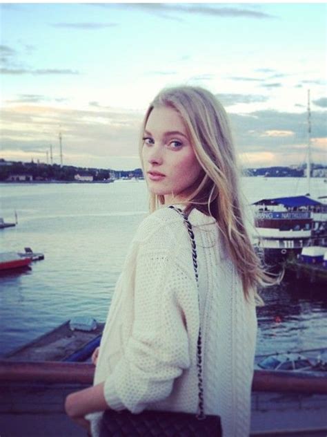 Elsa Hosk Is Such A Natural Beauty And Makes Me Proud To Be Swedish Swedish Fashion Swedish