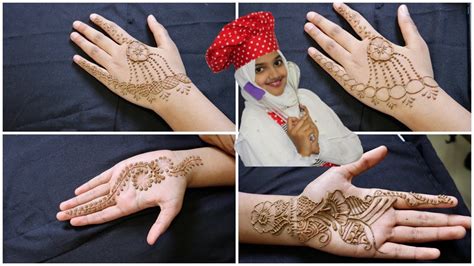 4 Simple Eid Special Mehndi Designs For Beginners Youtube