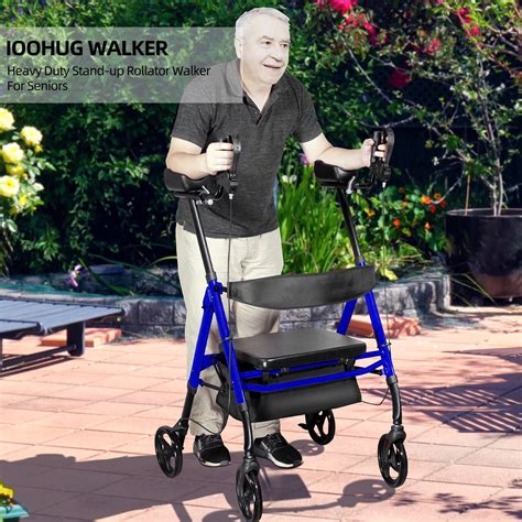 Buy Ioohug Heavy Duty Walkers For Seniors Supports 500lbs Upright