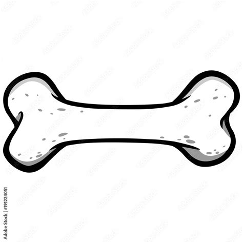Dog Bone Illustration A Vector Cartoon Illustration Of A Dog Bone