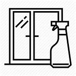 Cleaning Glass Clean Icon Window Clipart Squeegee