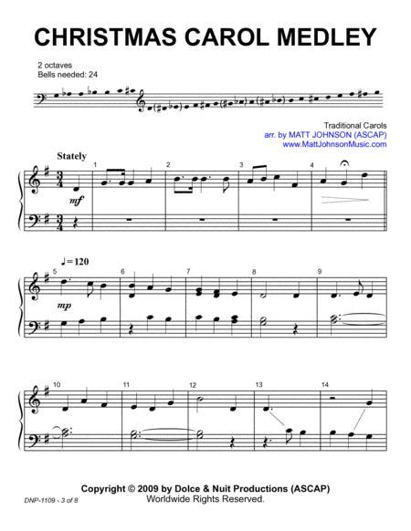 Christmas Carol Medley—2 Octave Handbell Choirs By Traditional