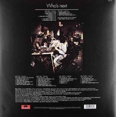 The Who Whos Next Deluxe Edition Sealed Uk 3 Lp Vinyl Record Set Triple Lp Album 247412