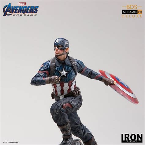 Iron Studios Avengers Endgame Captain America Battle Diorama Statue