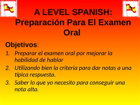 A Level Spanish Speaking Exam Preparation Teaching Resources