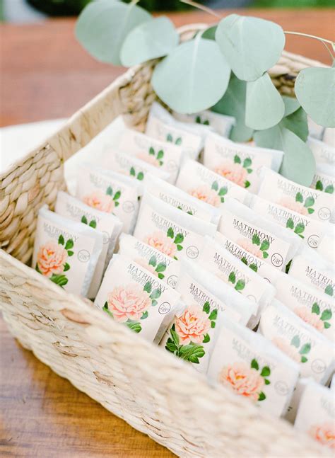 Edible wedding favours are something that guests can enjoy almost immediately and won't get lost or gather dust in a drawer. 45 Spring Wedding Ideas from Real Celebrations | Floral ...